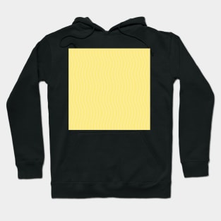 Lemon Yellow Waves Hoodie